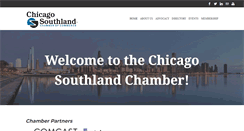 Desktop Screenshot of chicagosouthlandchamber.com