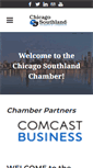 Mobile Screenshot of chicagosouthlandchamber.com